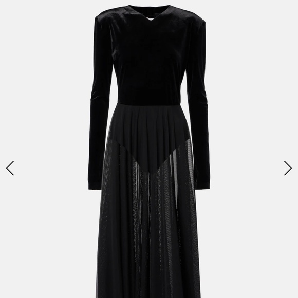 Norma Kamali Formal Dress With Sheer skirt bodysuit - Picture 2 of 4